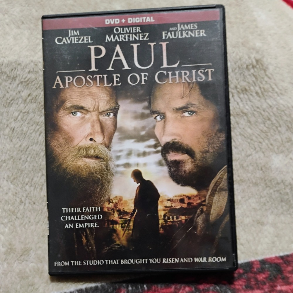 Paul Apostle of Christ DVD Jim Caviezel James Faulkner Biblical Drama Movie